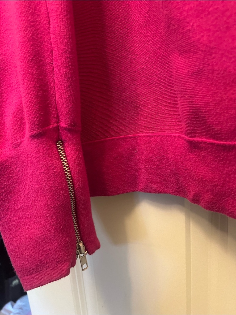 Free People Vibrant Fuchsia Knit Top